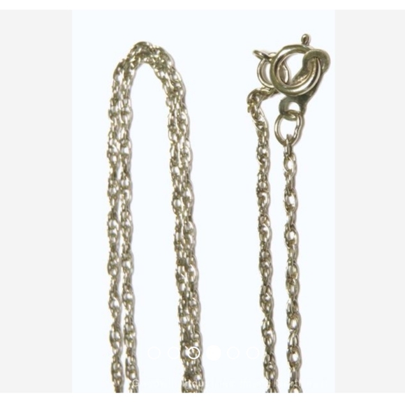 Sterling Silver Three Hearts Necklace 2.9g - Picture 4 of 6